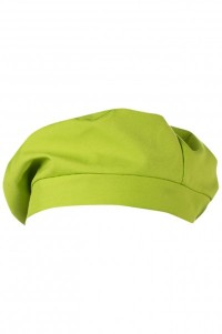 CHFH-007 customized chef's working hat restaurant hotel waiter beret kitchen household hat side view